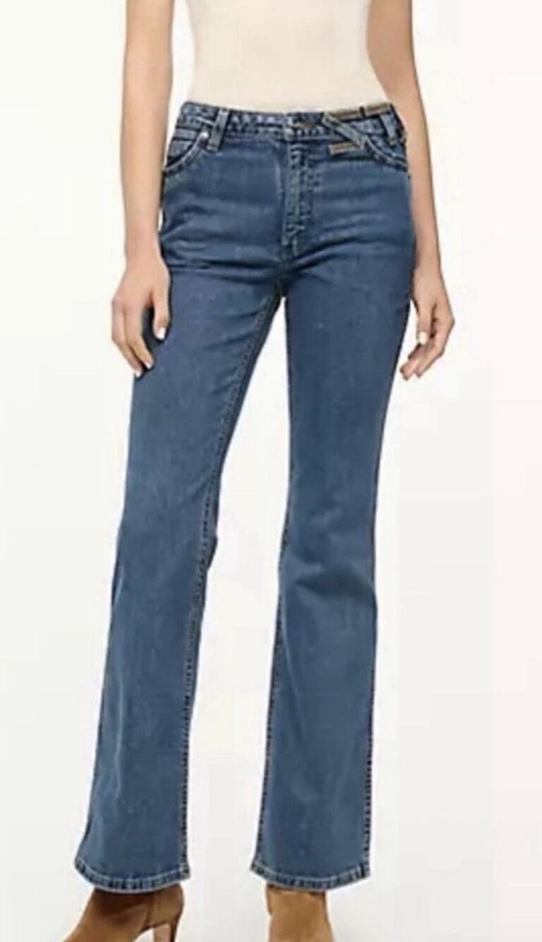 Wrangler x STAUD The Must Blue High Rise Pants Size 32 x 32 NWT
